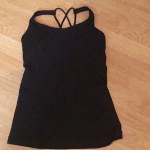 Lululemon black tank top